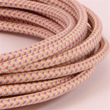 Pastel mix textile cable